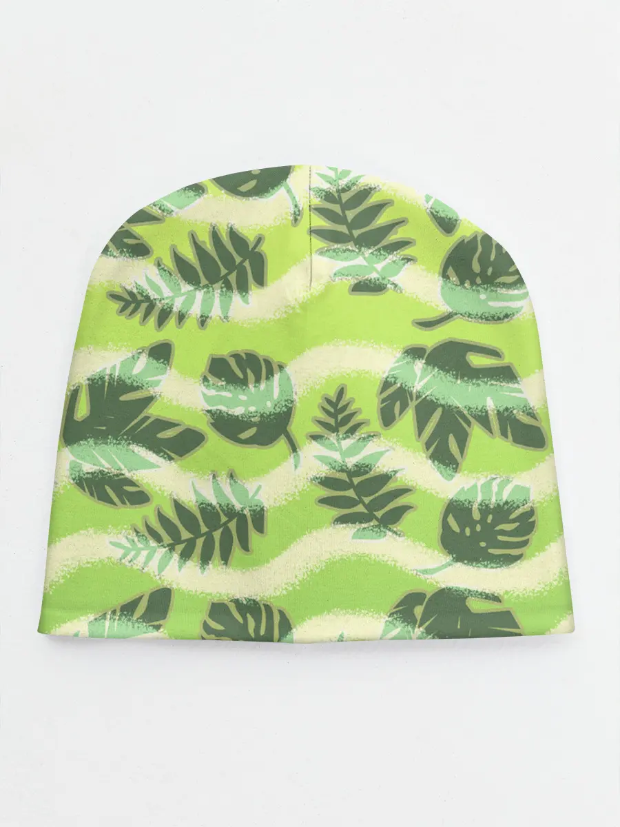 Детская шапка / Тропический фон