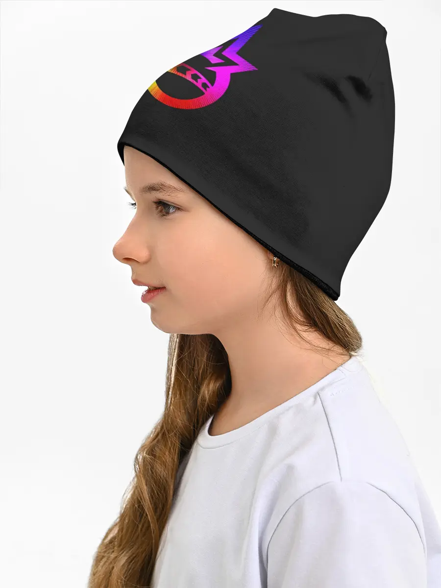 Детская шапка / Knockout city. Rainbow logo
