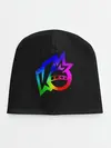 Детская шапка / Knockout city. Rainbow logo