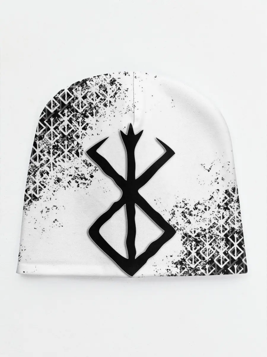 Детская шапка / БЕРСЕРК logo ч/б