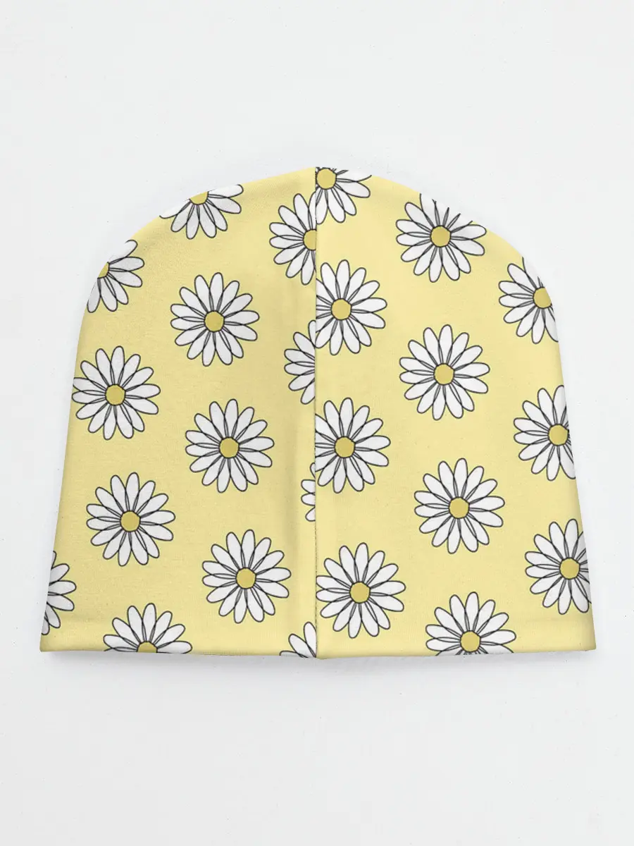 Детская шапка / Ромашки | 2