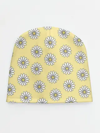 Детская шапка / Ромашки | 2
