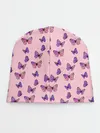 Детская шапка / Бабочки фиолетовые | 2