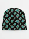 Детская шапка / Бирюзовые черепашки брошка