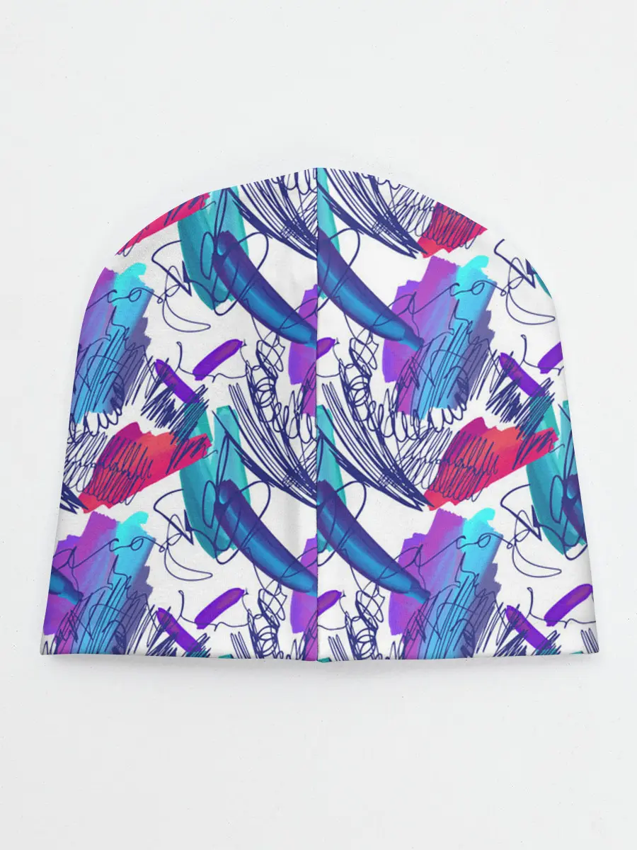 Детская шапка / Абстракция пятна краски