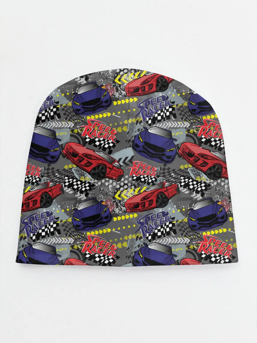 Детская шапка / Гоночная машина