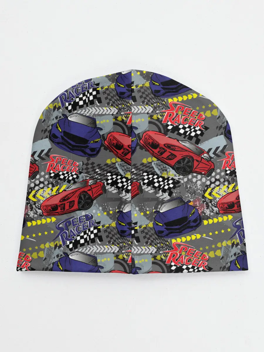 Детская шапка / Гоночная машина