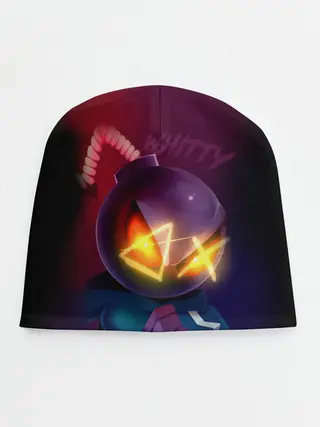 Детская шапка / витти на темном фоне