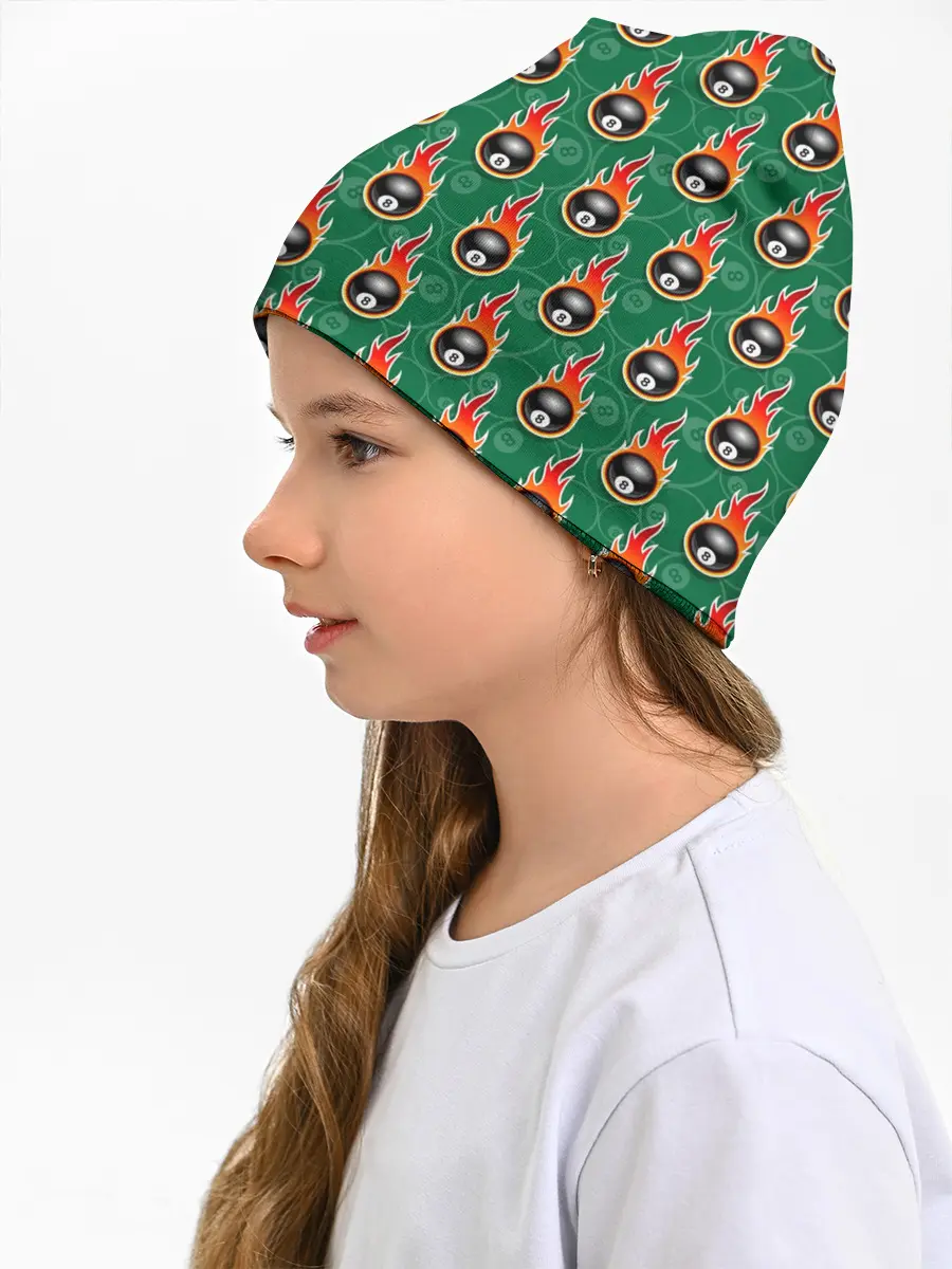 Детская шапка / бильярд-восьмёрка