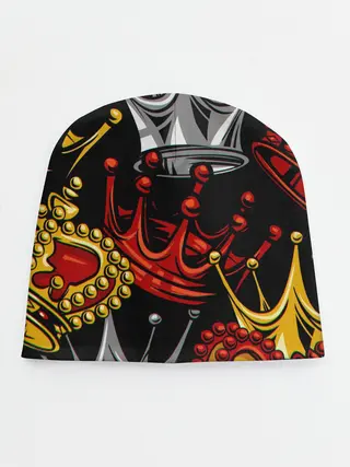 Детская шапка / КОРОЛЕВСКИЙ БАГРОВЫЙ 3D