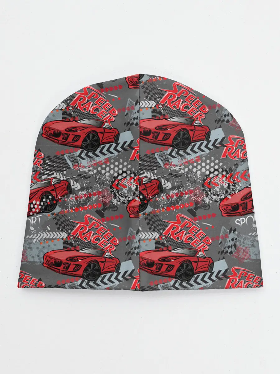 Детская шапка / Гоночная машина