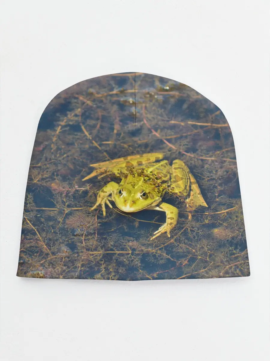 Детская шапка / Лягушка