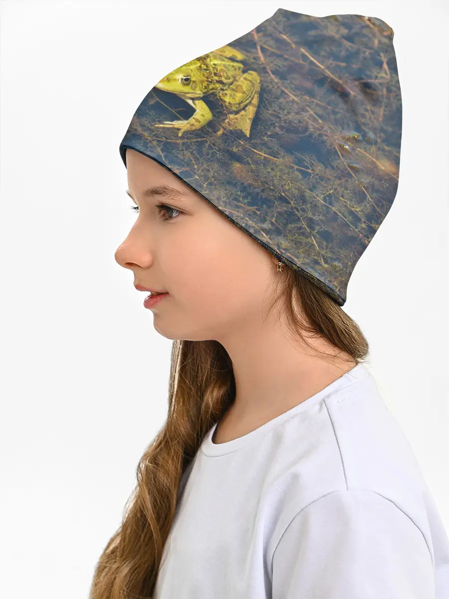 Детская шапка / Лягушка