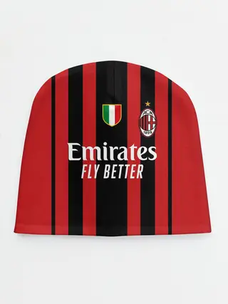 Детская шапка / Милан домашняя форма 2021/2022