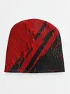 Детская шапка / Красное чёрное 3D
