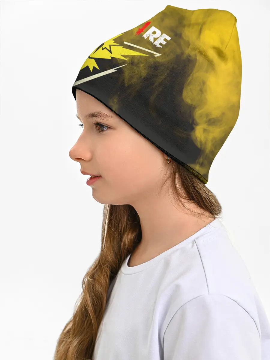 Детская шапка / FREEFIRE | YELLOW SMOKE