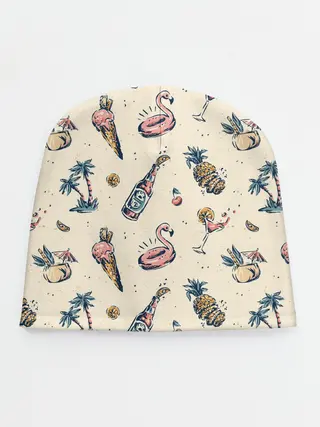 Детская шапка / Винтажный Гавайский Рисунок