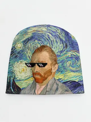 Детская шапка / Ван Гог - Deal with it