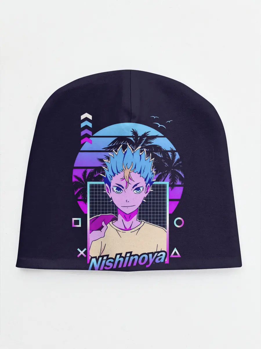 Детская шапка / Юу Нишиноя в стиле киберпанк