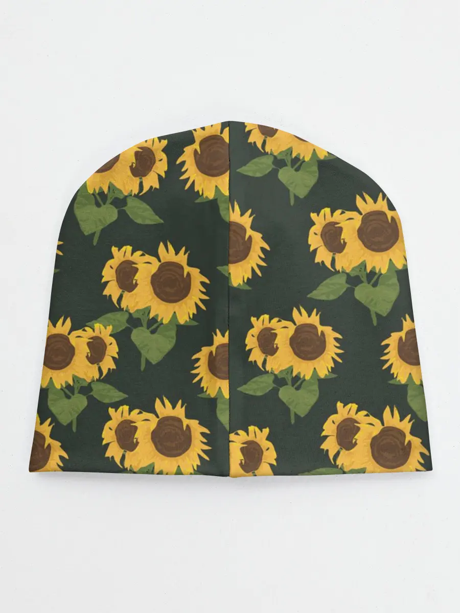 Детская шапка / Подсолнухи