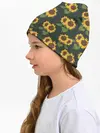 Детская шапка / Подсолнухи