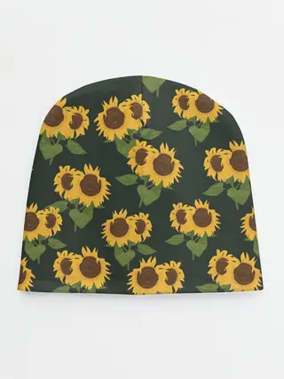 Детская шапка / Подсолнухи