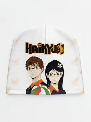 Детская шапка / Майкл и Лили в роли персонажей Haikyuu!!