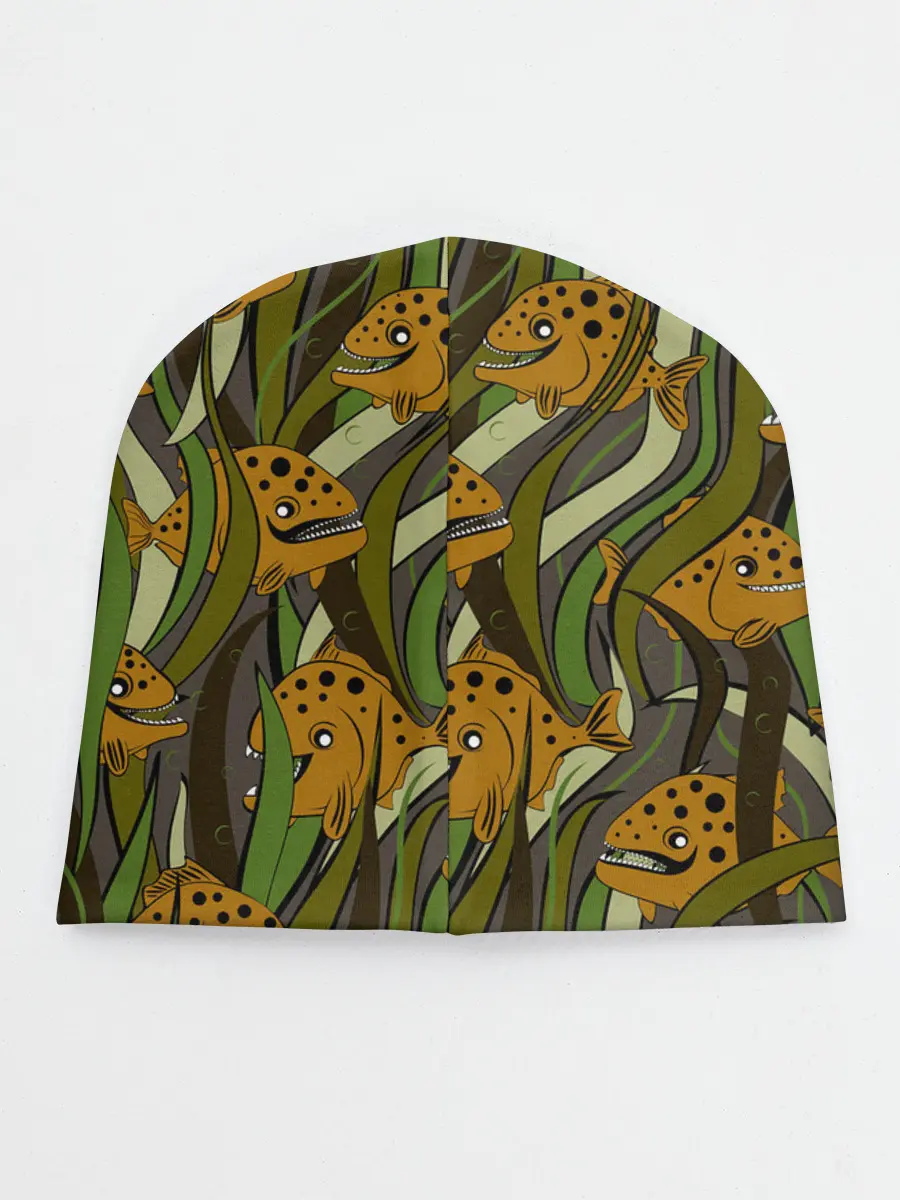 Детская шапка / Пираньи камуфляж