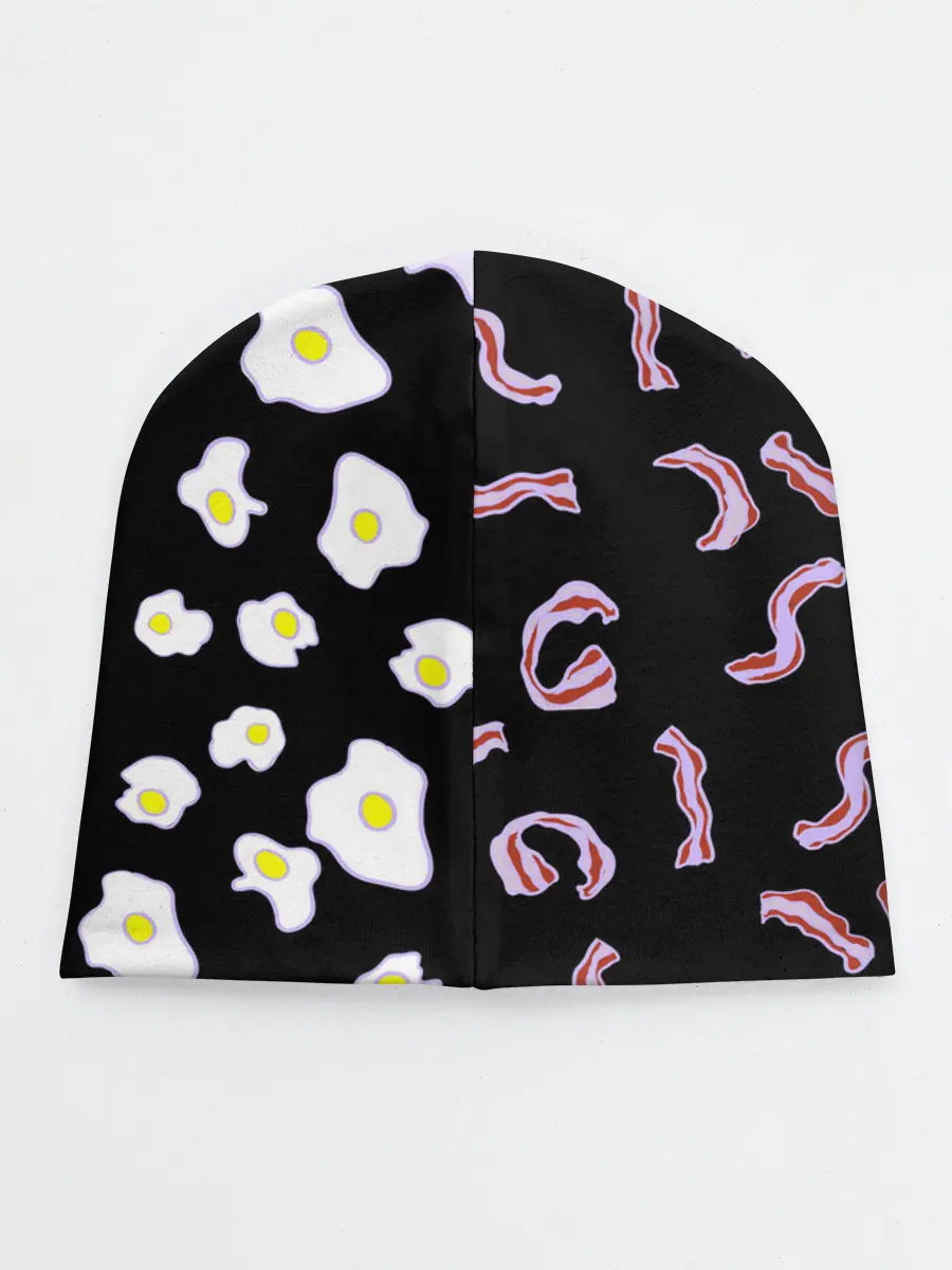 Детская шапка / Яичница с беконом