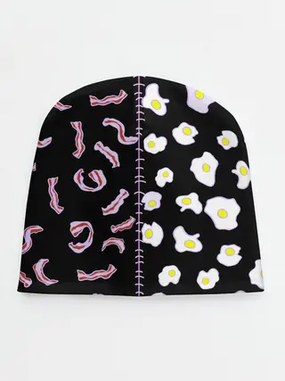 Детская шапка / Яичница с беконом