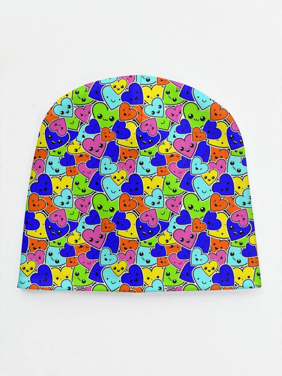 Детская шапка / Сердечки