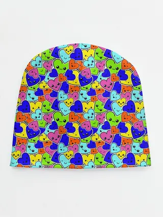 Детская шапка / Сердечки