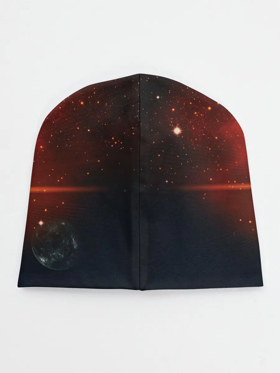 Детская шапка / Космос земля 3D