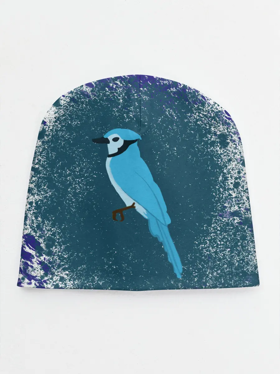 Детская шапка / Голубая сойка