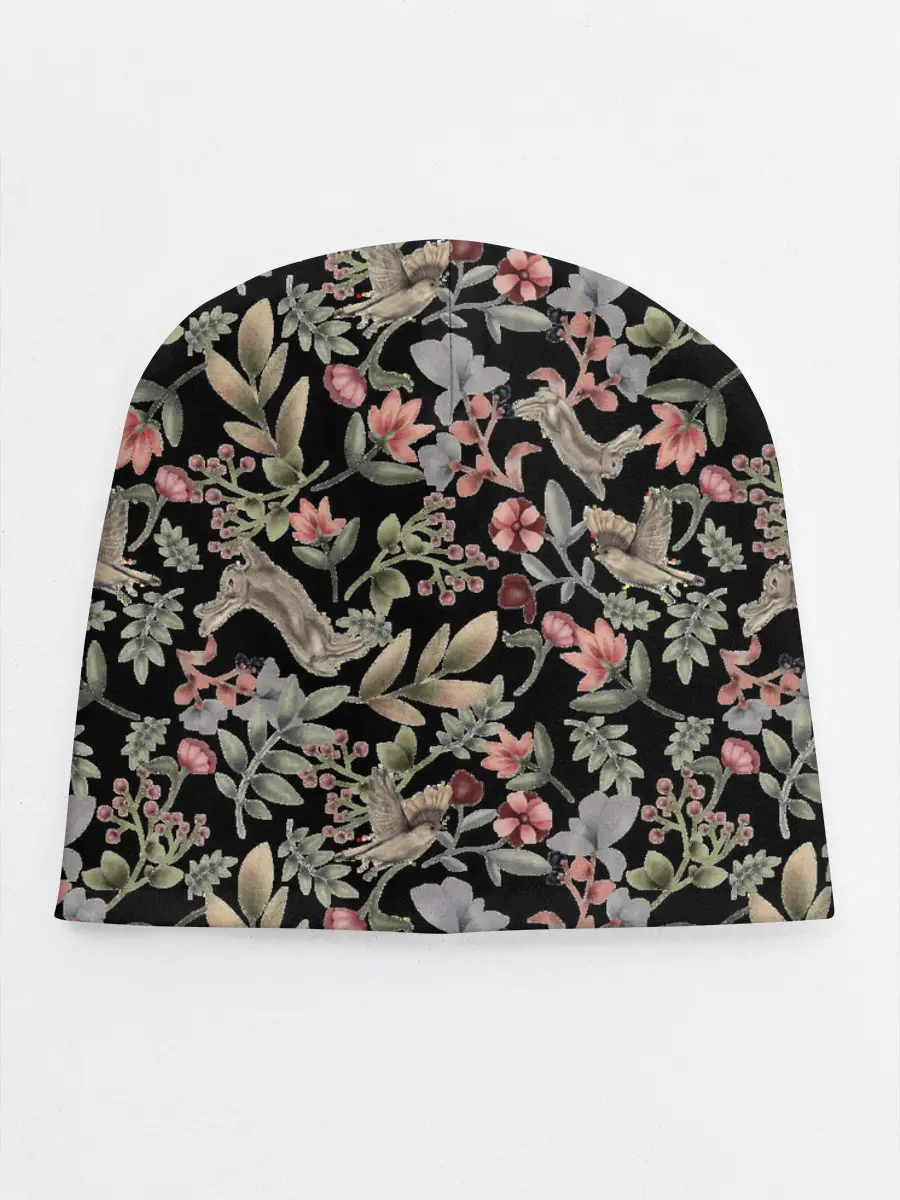 Детская шапка / Кролик и Синичка