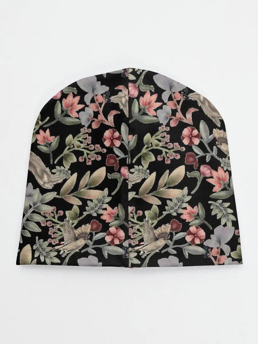 Детская шапка / Кролик и Синичка