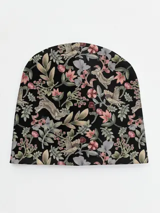 Детская шапка / Кролик и Синичка