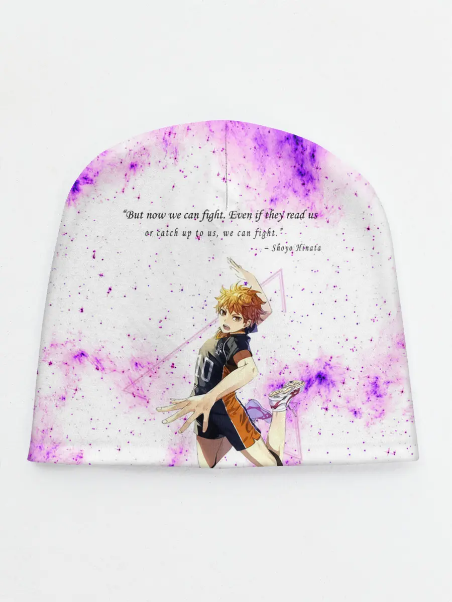 Детская шапка / Мотивирующая фраза Шоё Хината