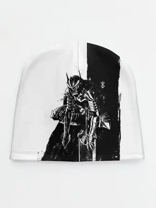 Детская шапка / Берсерк черно-белый