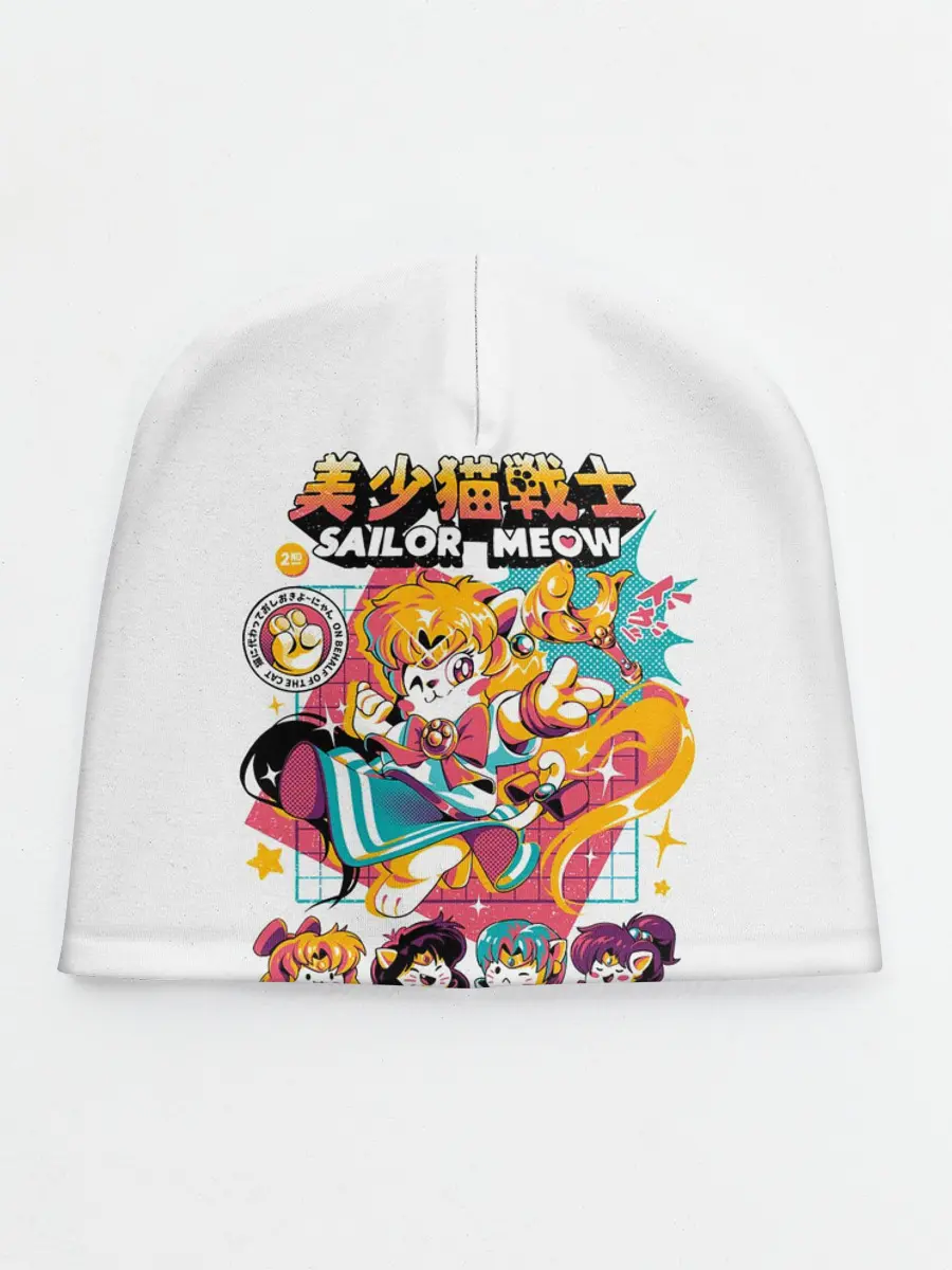Детская шапка / Sailor Meow