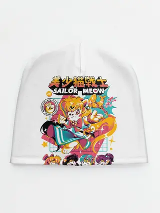 Детская шапка / Sailor Meow
