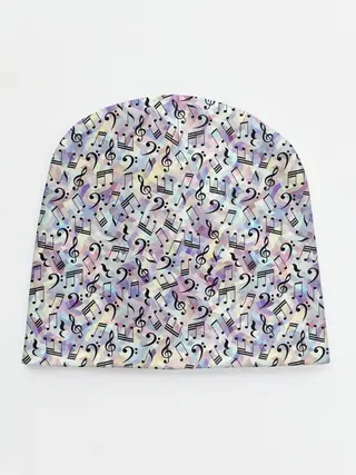 Детская шапка / Музыкальные Ноты