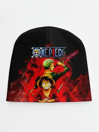 Детская шапка / Зоро и Луффи в огне One Piece