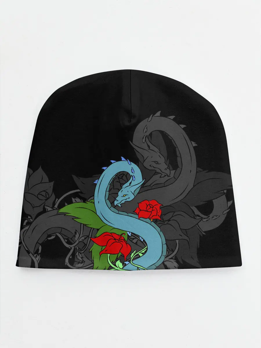 Детская шапка / Дракон и Розы
