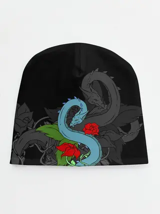 Детская шапка / Дракон и Розы