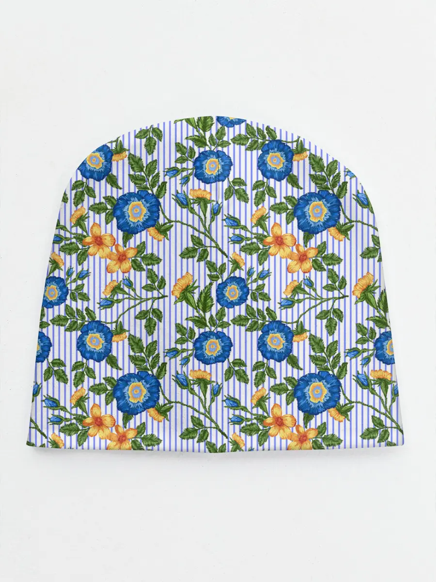 Детская шапка / Цветочки