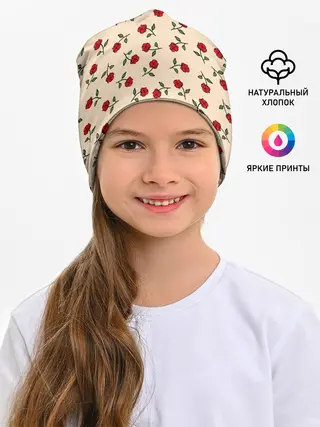 Детская шапка / Прованс из роз
