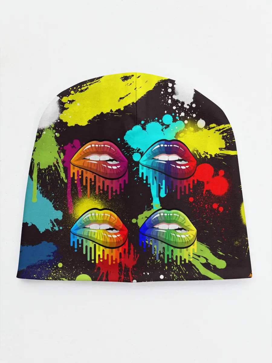 Детская шапка / Красочные кубы