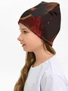 Детская шапка / ОГНЕНЫЙ ВОЛК, 3d