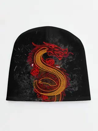 Детская шапка / НЕОНОВЫЙ ДРАКОН, 3d